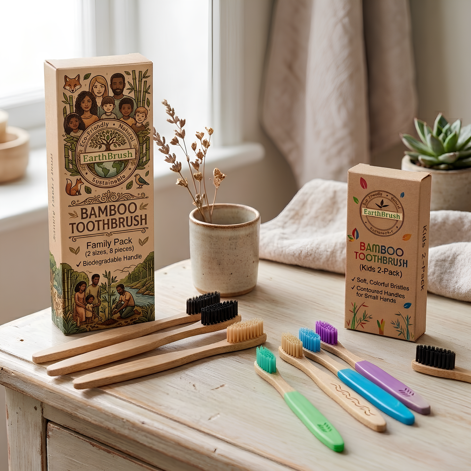 EarthBrush Bamboo Toothbrush